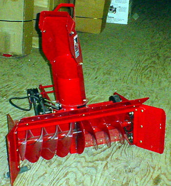 toro 5xi garden tractor 42" Single stage snow thrower